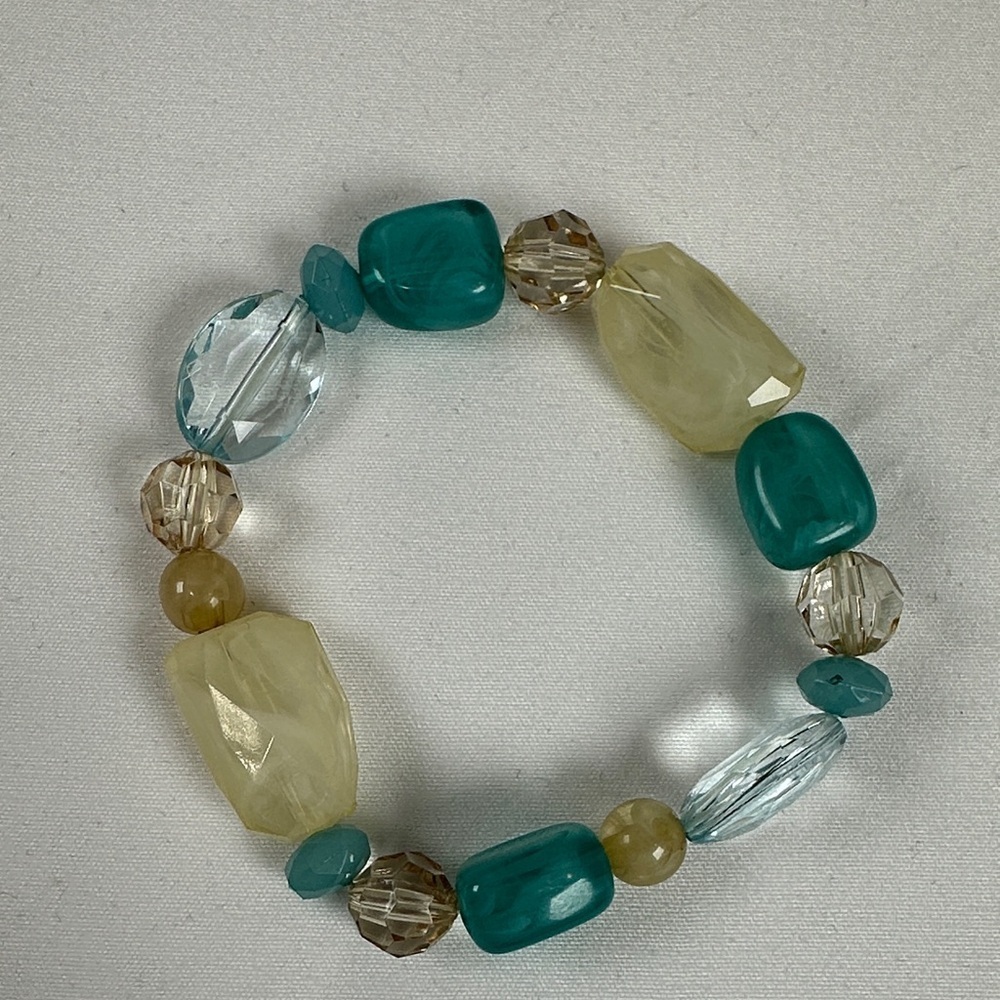 Turquoise and Blue Beaded Bracelet Set - Picture 11 of 15